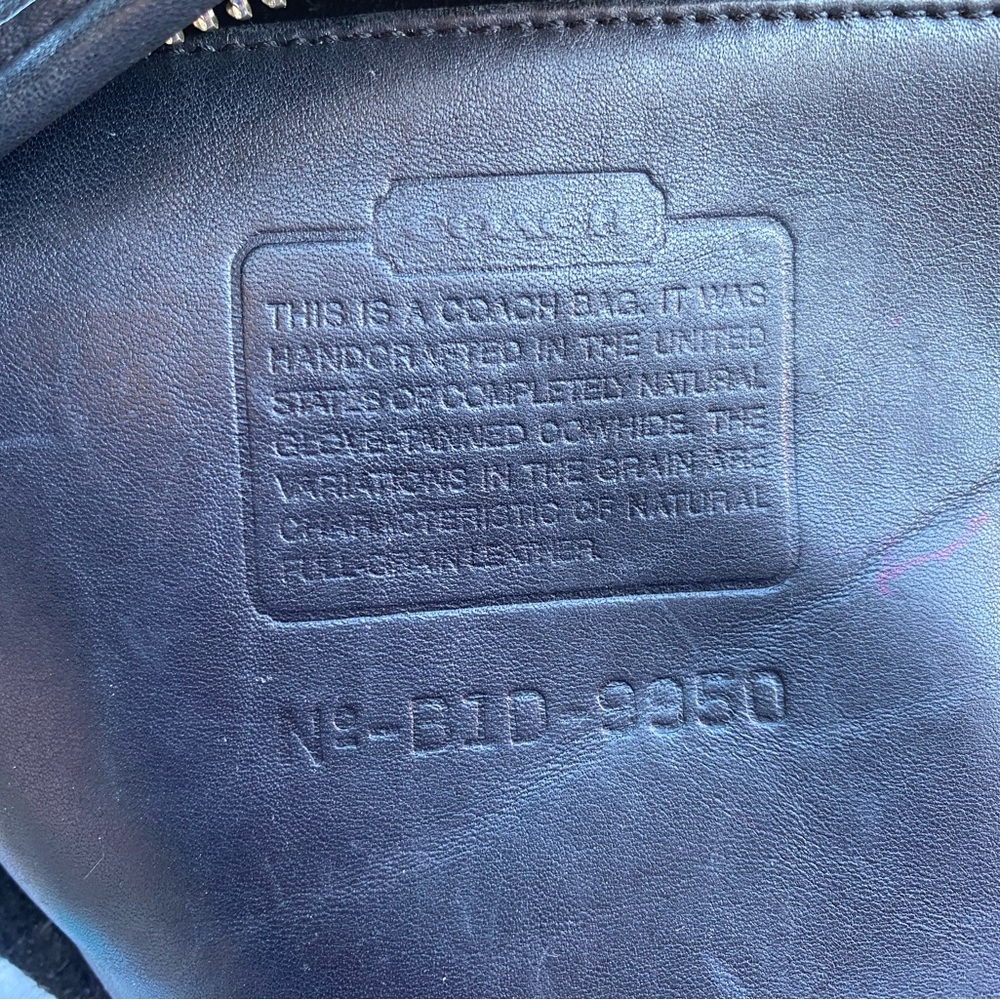 Vintage Coach Navy Janice Legacy Bag 9950 - Picture 3 of 10
